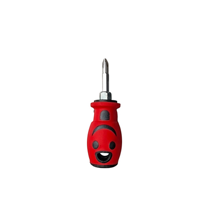1 1/2 IN / COBZ 7763 Obeng Screwdriver Two Way Bolak Balik Plus Minus 2 In 1 Gagang Fiber