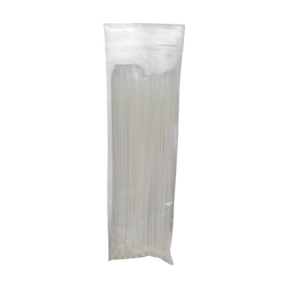 3.6 MM x 300 MM / MASKO Kabel Cable Ties Tali Ripet 30 CM Putih Pack
