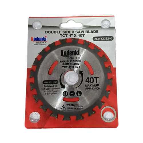 4 IN x T 40 / KODENKI KDK-CDS240 Circular Saw Mata Gerinda Potong Kayu Wood Cutting