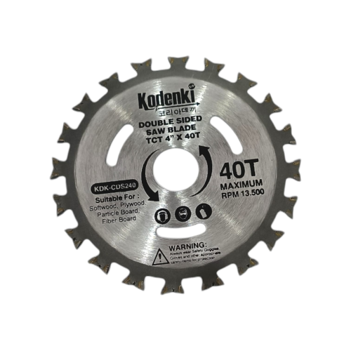 4 IN x T 40 / KODENKI KDK-CDS240 Circular Saw Mata Gerinda Potong Kayu Wood Cutting