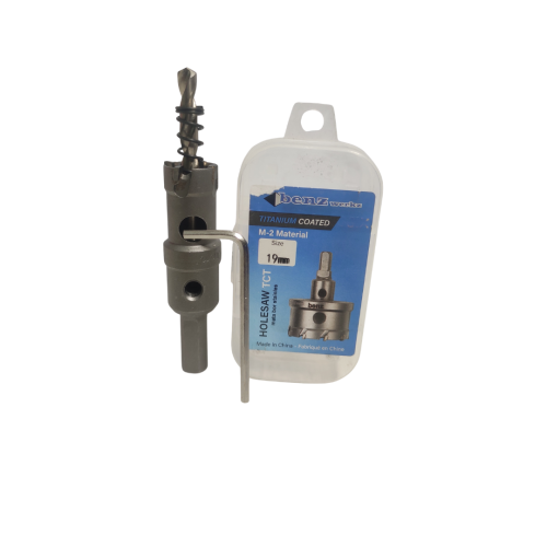 19 MM / BENZ WERKZ Hole Saw Mata Bor Hidroponik Pelubang Besi Plastik PVC