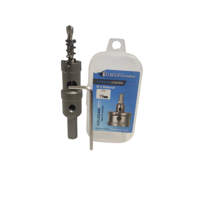 19 MM / BENZ WERKZ Hole Saw Mata Bor Hidroponik Pelubang Besi Plastik PVC