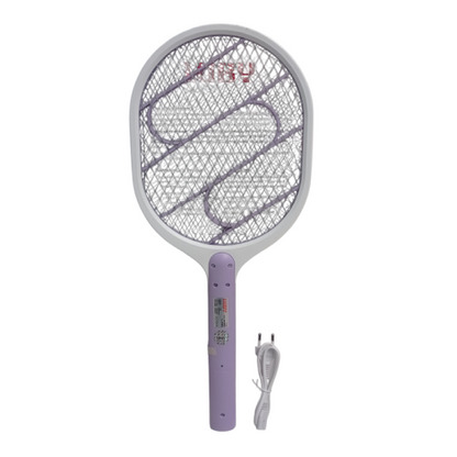 LUBY L-3882 Mosquito Swatter Raket Nyamuk Cas Rechargeable Kabel