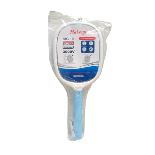 MATSUGI MG19 Mosquito Swatter Raket Nyamuk Cas Rechargeable Kabel