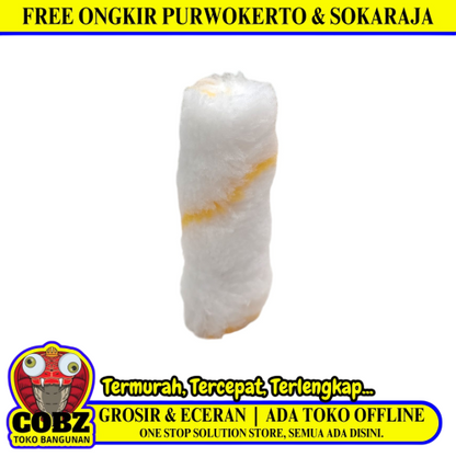 4 IN / TOKIO Refill Isi Kuas Busa Roll Cat Tembok Kayu Besi Kecil