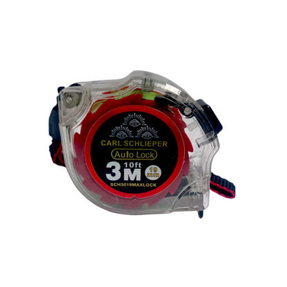 3 M / CARL SCHLIEPER SCH3019 Meteran Alat Ukur Tukang Bangunan Measuring Tape