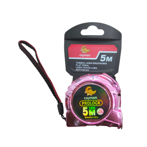 5 M / CAYMAN Meteran Alat Ukur Tukang Bangunan Measuring Tape