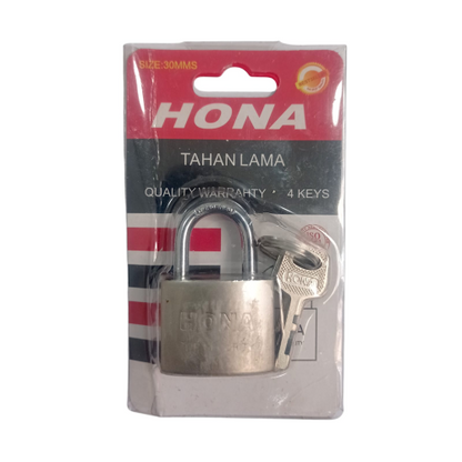 30 MM / HONA Gembok Pintu Pagar Padlock Anti Maling Leher Pendek