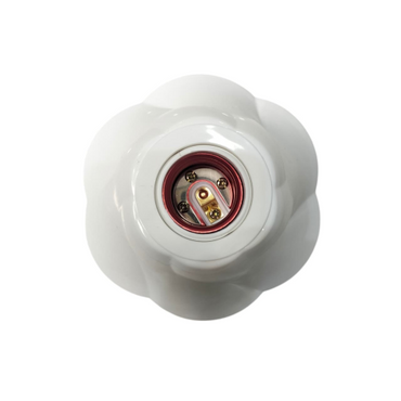 MATSUI 293 Fitting Tempat Lampu Plafon Atap Tempel Bulat Besar Putih