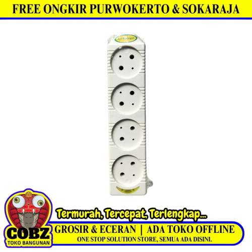 4 LB / MATSUI Stop Kontak Terminal Arde Tempel OB Outbow Putih