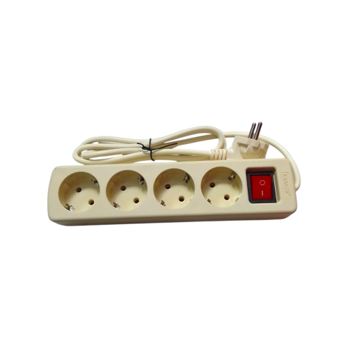 4 LUBANG x 150 CM / KAWACHI STEELE DN-04 Stop Kontak Colokan Terminal Kabel 1.5 M