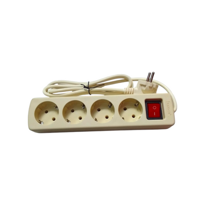 4 LUBANG x 150 CM / KAWACHI STEELE DN-04 Stop Kontak Colokan Terminal Kabel 1.5 M