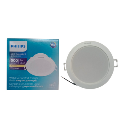 7 WATT / PHILIPS LED Downlight Lampu Tanam Plafon Warm White