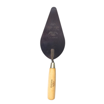 7 IN / CARL SCHLIEPER Cetok Sendok Semen Acian Trowel Lancip Gagang Kayu