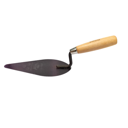 7 IN / CARL SCHLIEPER Cetok Sendok Semen Acian Trowel Lancip Gagang Kayu