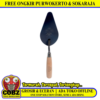 6 IN / CARL SCHLIEPER 01 Cetok Sendok Semen Acian Trowel Lancip Gagang Kayu