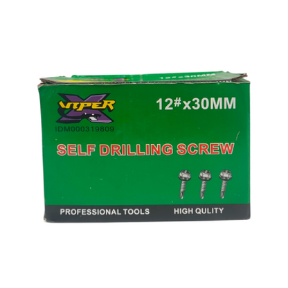 #12 x 30 MM / VIPER K Roofing Baut Sekrup Atap Baja Ringan Kuning Dus