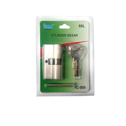 IGM Silinder Anak Kunci Pintu Knop Kuping Putar Besar + 4 Kunci Set