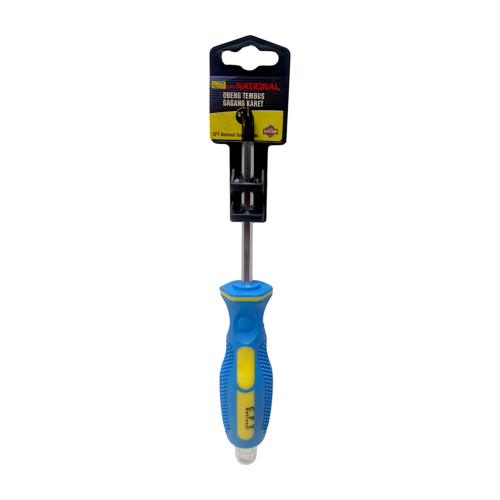 4 IN / CPT NATIONAL Obeng Screwdriver One Way Plus Gagang Karet