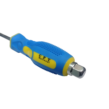 4 IN / CPT NATIONAL Obeng Screwdriver One Way Plus Gagang Karet