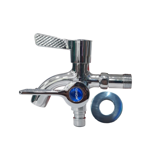 1/2 IN / ONDA K-TUL Kran Air Cabang Double Shower Mesin Cuci Stainless