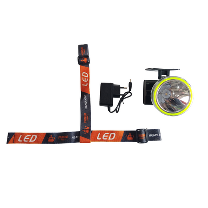 40 WATT / LUBY L-2880NL Senter Kepala Lampu LED Headlamp Jauh Dekat Charge