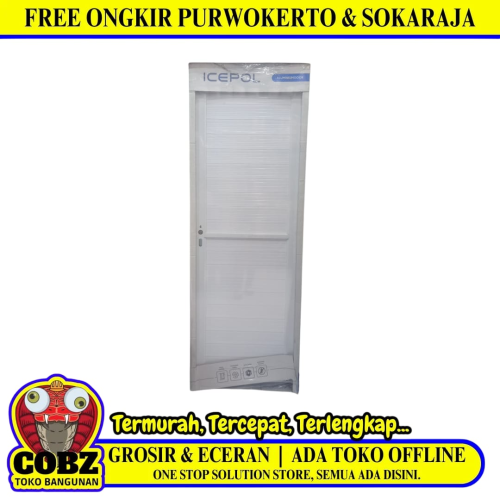 7 CM x 70 CM x 200 CM / ICEPOL Pintu Galvalum Kanan Set