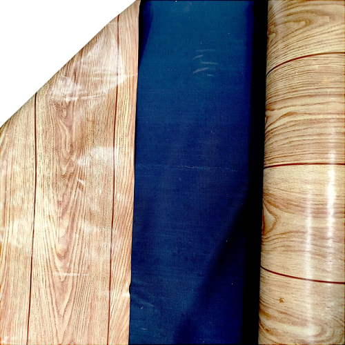 120 CM x 15 M / FITAMA 01 Karpet Perlak Lantai Meja Vinyl PVC Brown Roll