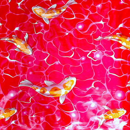 120 CM x 15 M / FITAMA Karpet Perlak Lantai Meja Vinyl PVC Red Roll