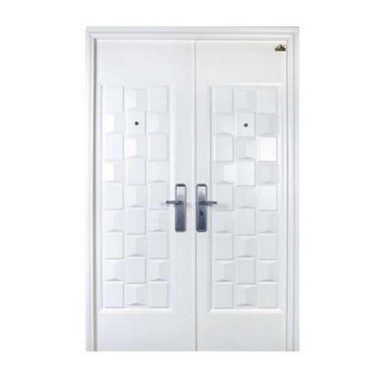 5 CM x 150 CM x 230 CM / FORTRESS PRIME 150.03 DOUBLE Pintu Kamar Mandi Baja Putih Set