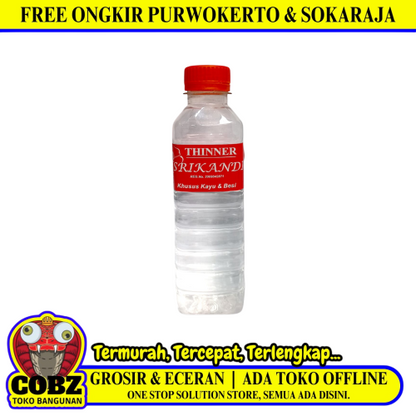 250 ML / SRIKANDI Thinner Pengencer Campuran Cat Kaleng