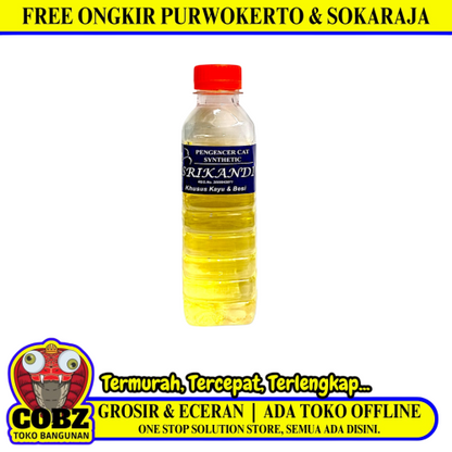 250 ML / SRIKANDI Minyak Cat Pengencer Campuran Cat Botol