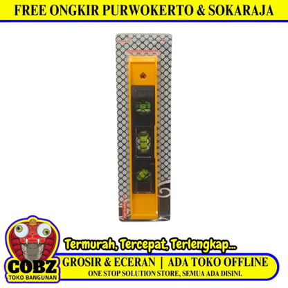 9 IN / STALLION Penggaris Waterpass Alat Ukur Kemiringan Jenis Magnet