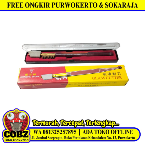 DIAMOND Cutter Pisau Potong Kaca Glass Cutter