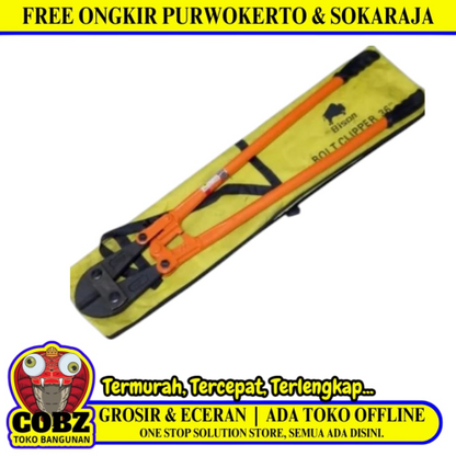 36 IN / MERK TIPE Gunting Besi Beton Rantai Kawat Manual Bolt Cutter
