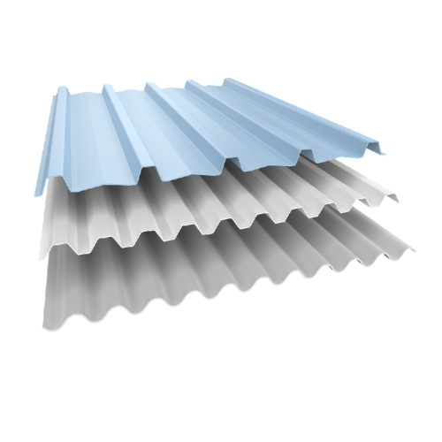1.2 MM x 830 MM x 2.1 M / ALDERON RS TRIMDECK Atap U PVC Gelombang Besar Opaque White Lembar