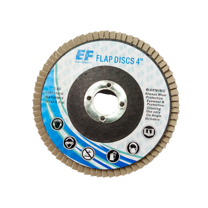 4 IN x GRIT 60 / EF Flap Disc Mata Gerinda Amplas Susun Kipas