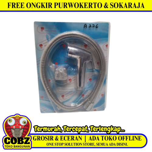 1/2 IN x 120 CM / PILLCARLO A226 Jet Shower Cebok Toilet Stainless Set