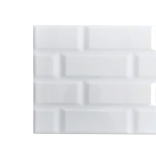 25 CM x 50 CM / ICARUS VENOTTY Keramik Dinding Kamar Mandi Glossy White Dus
