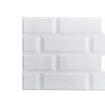 25 CM x 50 CM / ICARUS VENOTTY Keramik Dinding Kamar Mandi Glossy White Dus