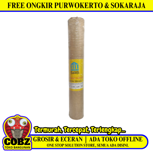 1/2 IN x 1/2 IN x 90 CM x 12 M / SAB Kawat Ram Loket Ayakan Pasir Galvanis Roll