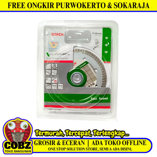 4 IN / BOSCH Turbo Mata Gerinda Potong Keramik Diamond Cutting Wheel