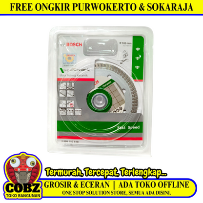 4 IN / BOSCH Turbo Mata Gerinda Potong Keramik Diamond Cutting Wheel