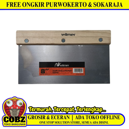 8 IN / WILMER Sekrap Daun Kape Scrapper Cat Perata Acian SS