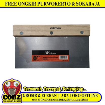 8 IN / WILMER Sekrap Daun Kape Scrapper Cat Perata Acian SS