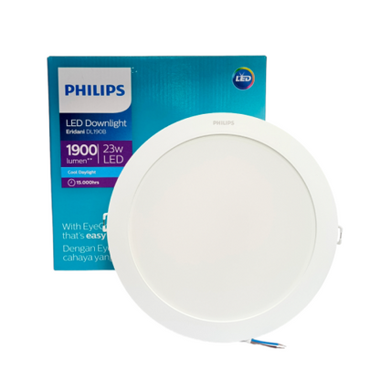 23 WATT / PHILIPS LED Downlight Lampu Tanam Plafon Putih