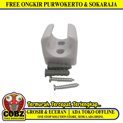COBZ T1 Cantel Jet Shower Cebok Tangan Mandi PVC Putih