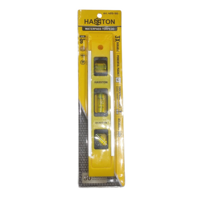 9 IN / HASTON ART.4610-100 Penggaris Waterpass Alat Ukur Kemiringan Jenis Magnet