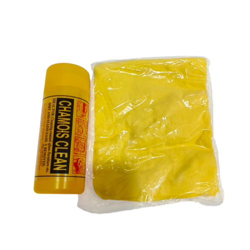 43 CM x 32 CM / CHAMOIS CLEAN 01 Lap Kanebo Chamois Mobil Motor + Tabung Set