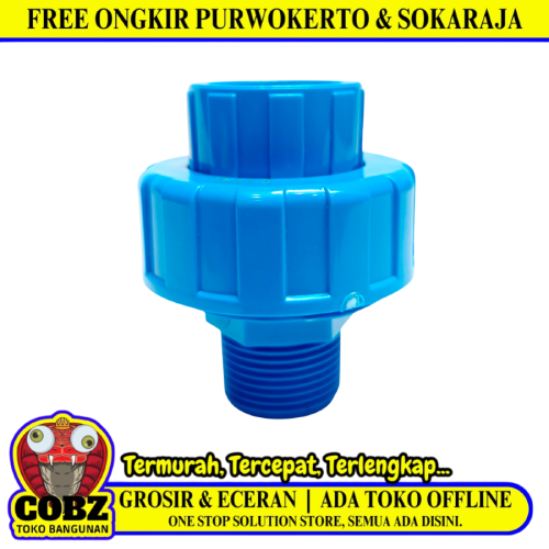1 IN x 1 IN / CISAL Water Mur Drat Dalam Dan Drat Luar PVC Pcs